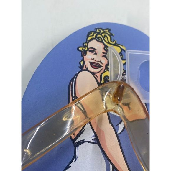 new colorful Marilyn Monroe flip flops your choice size 5/6 - Picture 4 of 9
